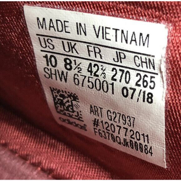 Adidas NMD Boost R1 Stencil Pack Maroon Woman Size 10 Fast Shipping - Picture 9 of 12